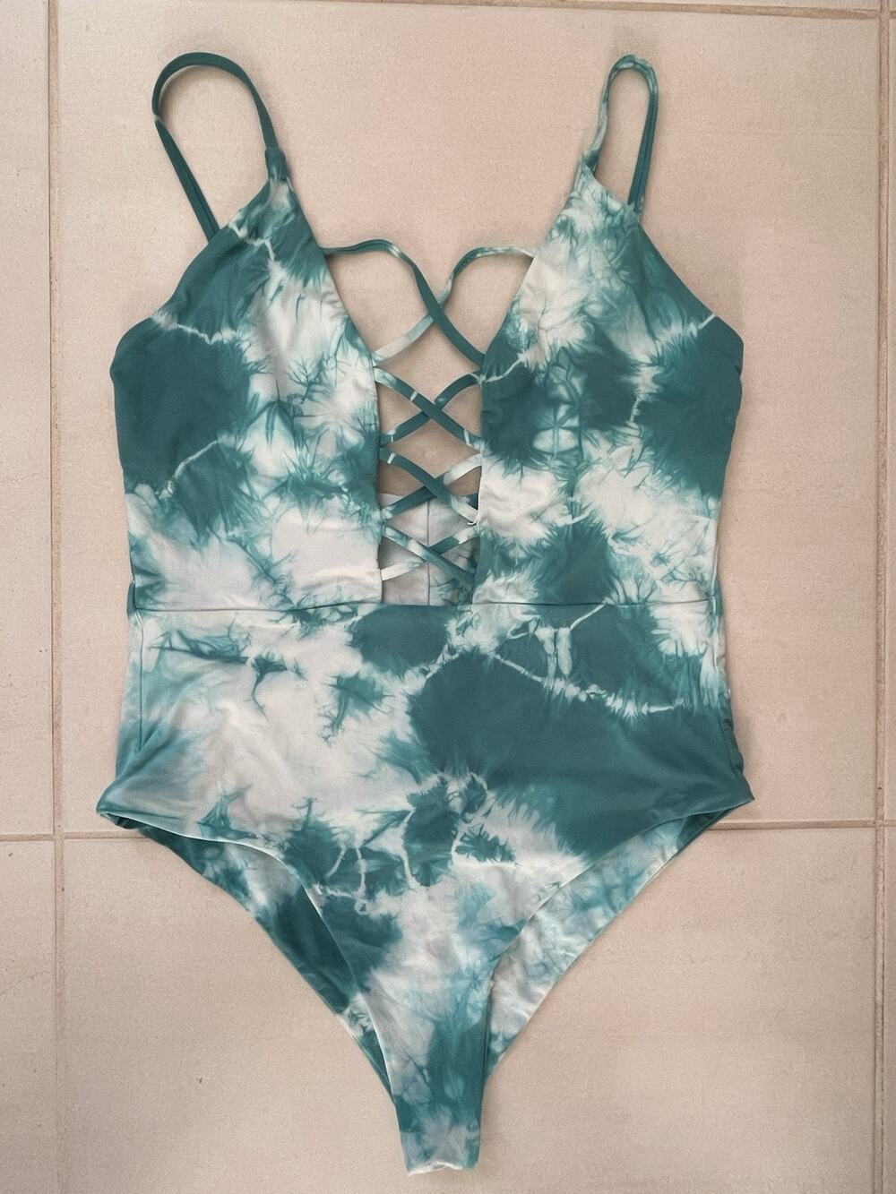 Dippin Daisys Swim One Piece Swimsuit Cut Out Tie Dye Swimwear